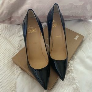 Christian Louboutin pigalle 100 patent shoes